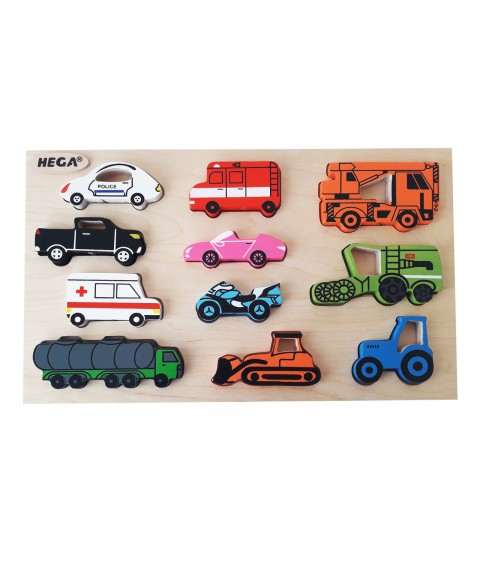 Frame-insert HEGA Interactive set of cars 1