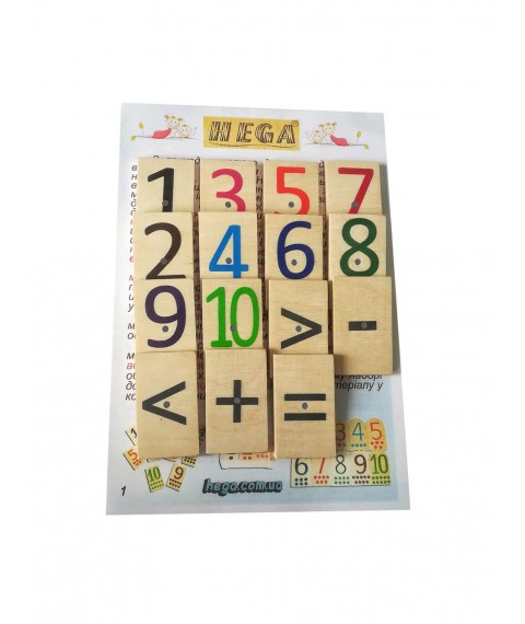 Set of HEGA Numbers and Signs (on magnets)