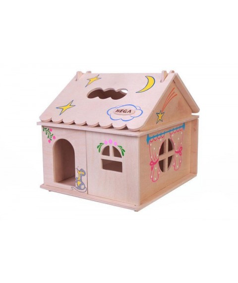 HEGA doll house with painting 1 floor.