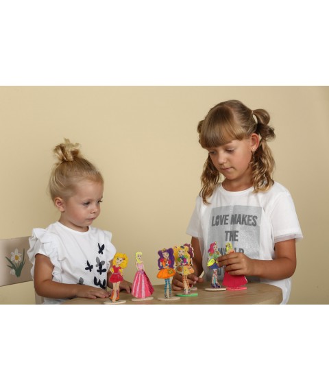 Set for creativity Disney Dolls 6 in 1