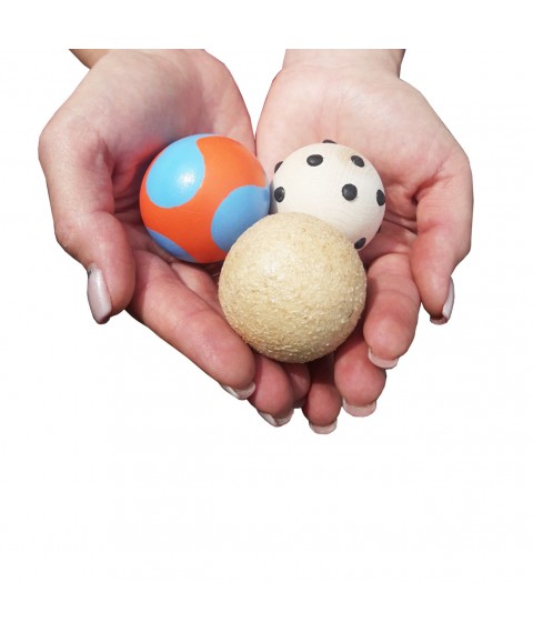 Гра HEGA М'ячики Сенсорні для зайнять та масажу (терапевтичні м'ячики)