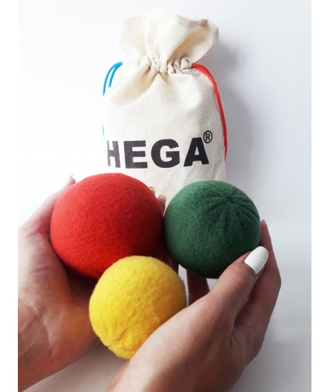 Набор звуковых мячиков HEGA с полным методическим пособием