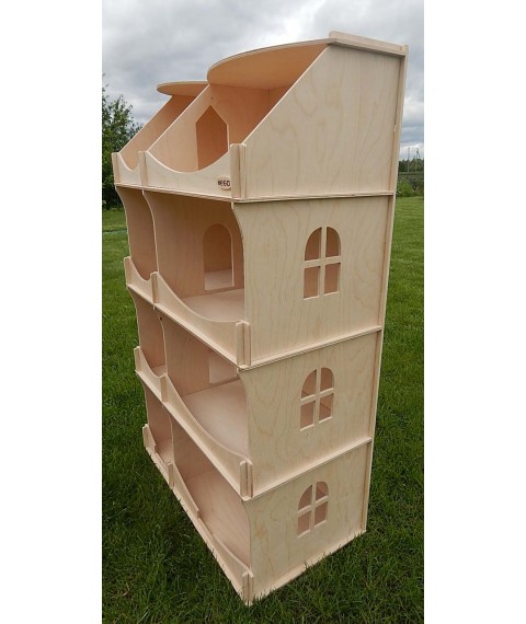 Будинок-шафа HEGA для творчості дерев`яний для іграшок і книжок