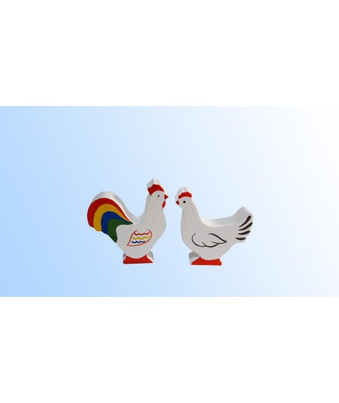 Figure HEGA Colored Rooster