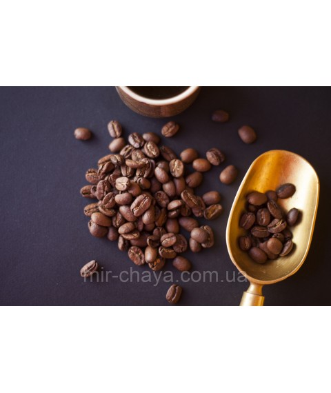 Кава ароматизована зернова Марагоджип швейцарський шоколад, 0,5 кг.