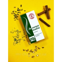 Ground green coffee with lemongrass, vacuum packaging 250 g.