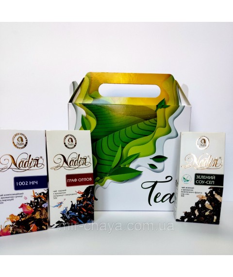 Tea gift "Green Sauce", 150 g TM NADIN (No. 3D)