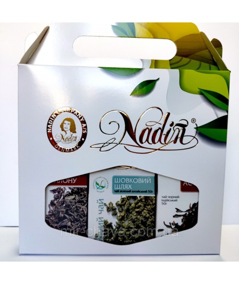 Tea gift set Made of tea 150 years TM NADIN (No. 63)