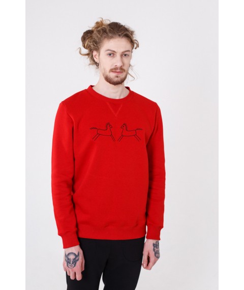 SWEATSHIRT M RED sweatshirt