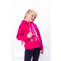 Hoodies for girls Wear Your Own 134 Pink (6353-025-33-5-v15)