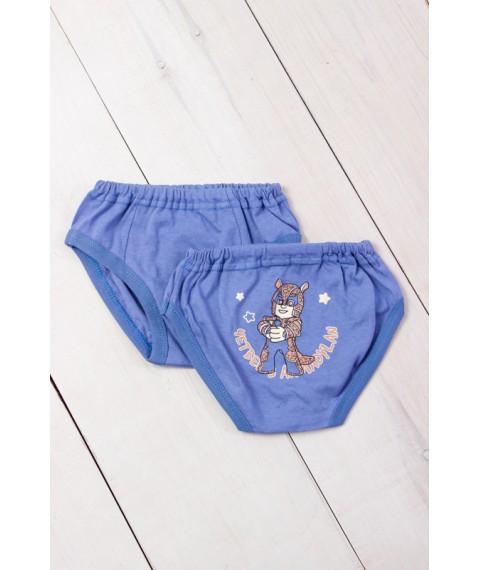 Underpants for a boy with a print of Nosy Svoe 32 Blue (271-001-33-v64)