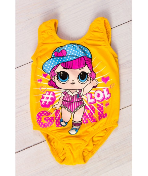 Swimwear for girls Wear Your Own 98 Yellow (4004-036-33-v14)