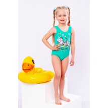 Swimwear for girls Wear Your Own 122 Green (4004-036-33-v5)