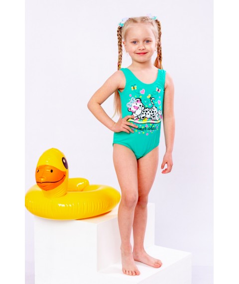 Swimwear for girls Wear Your Own 122 Green (4004-036-33-v5)