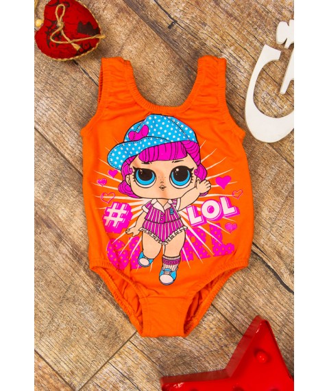 Swimwear for girls Wear Your Own 98 Orange (4004-036-33-v15)