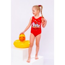 Swimwear for girls Wear Your Own 134 Red (4004-036-33-v0)