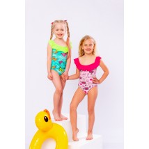 Swimwear for girls Wear Your Own 134 Red (4002-043-v3)