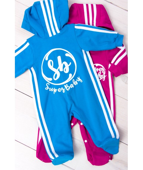 Nursery overalls "Super Baby" Nosy Svoe 20 Turquoise (5001-023-33-5-v7)