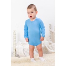 Baby bodysuit for a boy (with long sleeves) Wear Your Own 62 Blue (5010-015-4-v2)