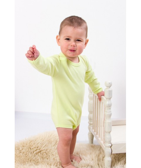 Nursery body for a boy (with long sleeves) Wear Your Own 86 Green (5010-015-4-v15)