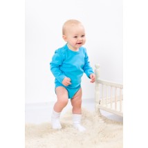Nursery bodysuit for girls (with long sleeves) Nosy Svoe 62 Blue (5010-015-5-v2)