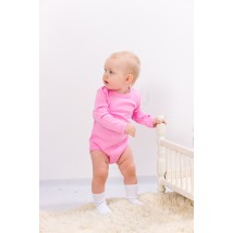 Nursery body for girls (with long sleeves) Nosy Svoe 74 Pink (5010-015-5-v8)