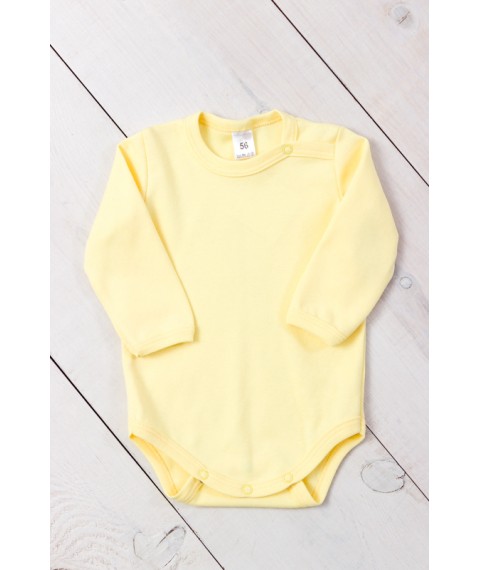 Nursery body for girls (with long sleeves) Nosy Svoe 56 Yellow (5010-015-5-v17)