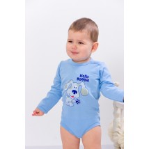 Nursery bodysuit for a boy Wear Your Own 80 Blue (5010-023-33-4-v22)