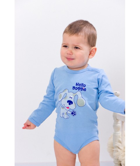 Nursery bodysuit for a boy Carry Your Own 74 Blue (5010-023-33-4-v32)