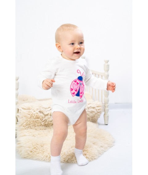 Nursery bodysuit for a girl Nosy Svoe 80 White (5010-023-33-5-v4)