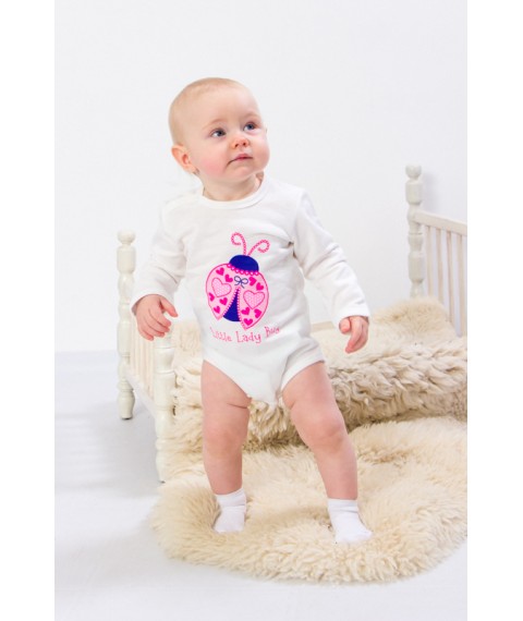 Nursery bodysuit for a girl Wear Your Own 74 White (5010-023-33-5-v0)