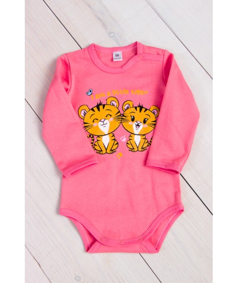 Nursery bodysuit for a girl Wear Your Own 56 Pink (5010-023-33-5-v25)