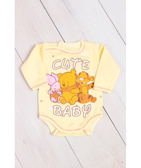 Baby bodysuit with long sleeves Carry Your Own 56 Yellow (5010-023-33-v28)