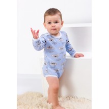 Baby bodysuit for a boy (with long sleeves) Wear Your Own 86 Blue (5010-024-4-v0)