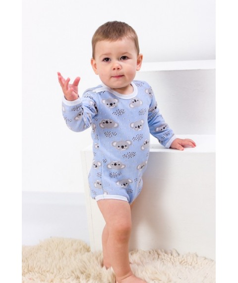 Baby bodysuit for a boy (with long sleeves) Nosy Svoe 80 Blue (5010-024-4-v1)
