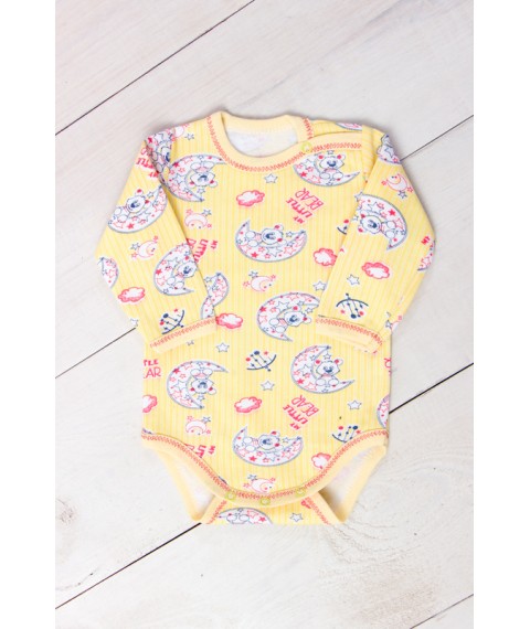 Nursery bodysuit for girls (with long sleeves) Nosy Svoe 62 Yellow (5010-024-5-v28)
