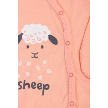 Nursery overalls for girls (with long sleeves) Nosy Svoe 56 Orange (5014-001-33-5-v0)