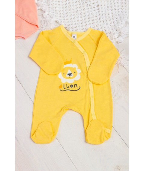 Nursery overalls for boys (with long sleeves) Nosy Svoe 62 Yellow (5014-001-33-4-v2)