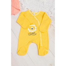 Nursery overalls with long sleeves Nosy Svoe 62 Yellow (5014-001-33-v3)