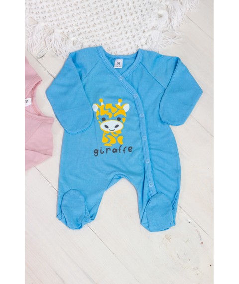 Nursery overalls with long sleeves Nosy Svoe 56 Blue (5014-001-33-v9)