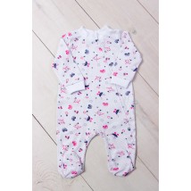 Nursery overalls for girls Nosy Svoe 68 White (5032-002-5-v7)