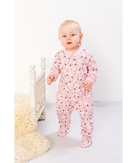 Nursery overalls for girls Nosy Svoe 74 Pink (5032-002-5-v6)