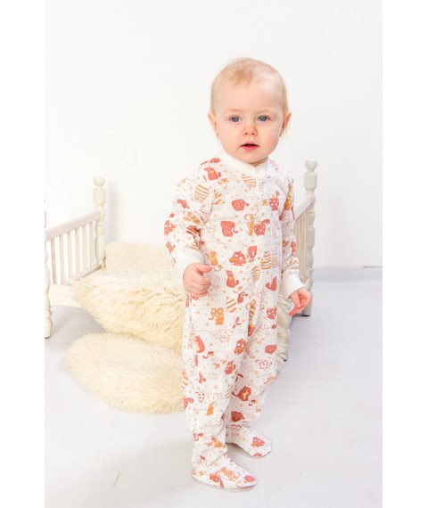 Nursery overalls for girls Nosy Svoe 62 White (5032-002-5-v12)