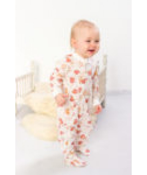 Nursery overalls for girls Nosy Svoe 62 White (5032-002-5-v12)