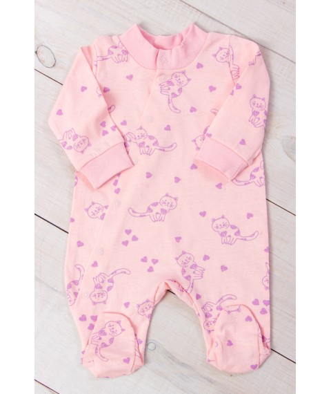 Nursery overalls for girls Nosy Svoe 68 Pink (5032-002-5-v9)