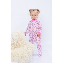 Nursery overalls for girls Nosy Svoe 56 Pink (5032-016-5-v0)