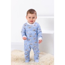 Nursery overalls for a boy Nosy Svoe 74 Blue (5032-024-4-v2)
