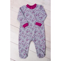 Nursery overalls for girls Nosy Svoe 62 Gray (5032-024-5-v9)