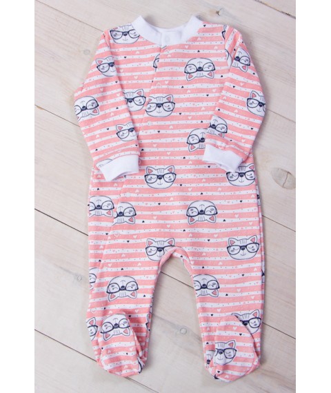 Nursery overalls for girls Nosy Svoe 56 Pink (5032-024-5-v7)