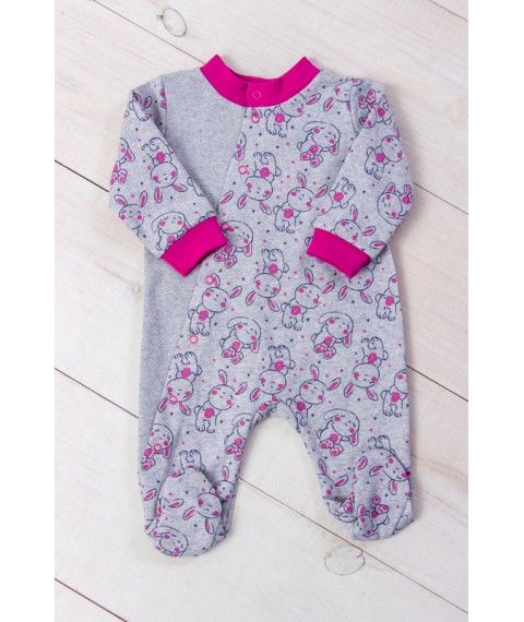 Nursery overalls for girls Nosy Svoe 62 Gray (5032-024-5-v12)
